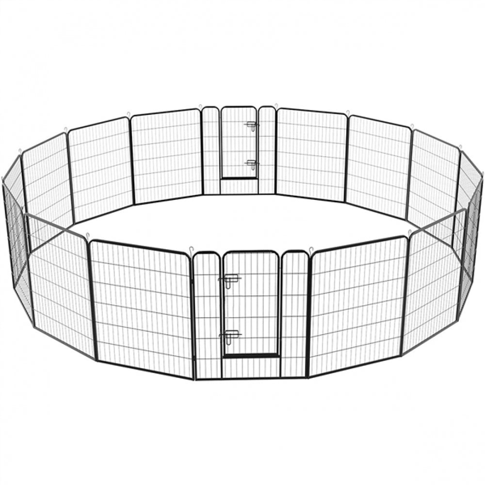 Heavy Duty 24 Panels Pet Playpen