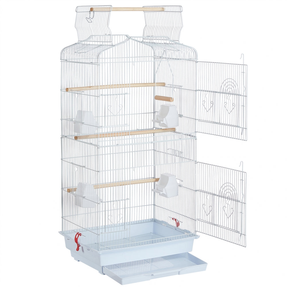 41’’ H Open Top Metal Bird Cage