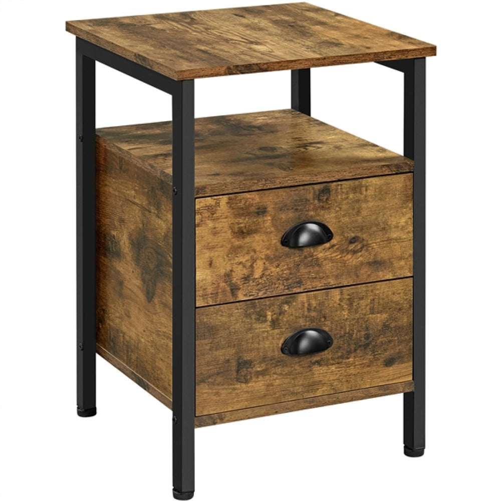 1 Pair Side Table with 2 Drawers