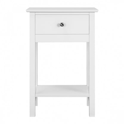 Bedside End Table Storage Cabinet Night Stand with Drawer