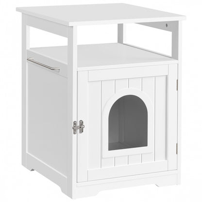 End Table for Pet House Pet Crate Indoor Cat Litter Box