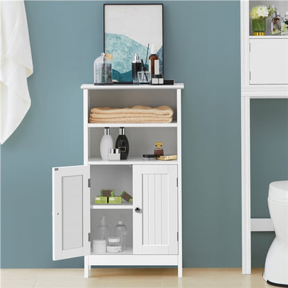 Free Standing Floor Cabinet Bathroom Storage Unit