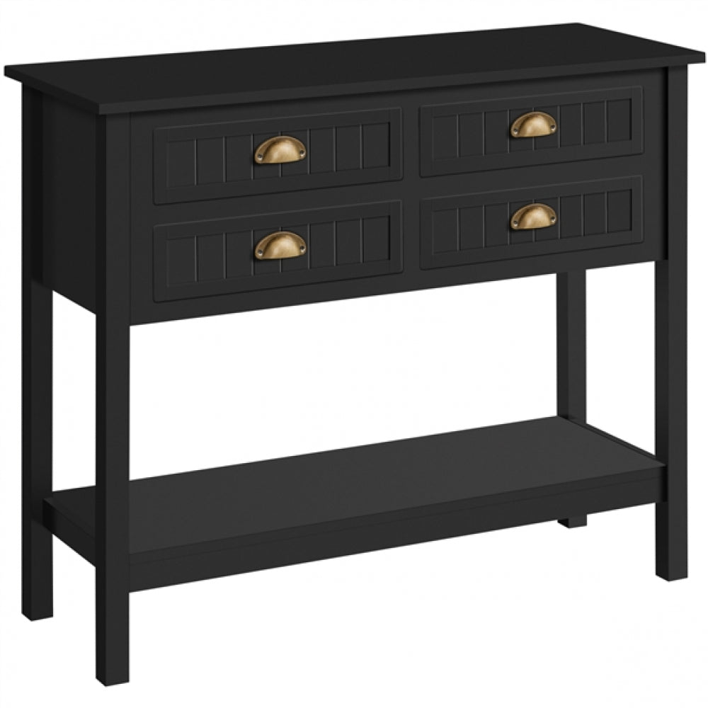 4-Drawer Console Table