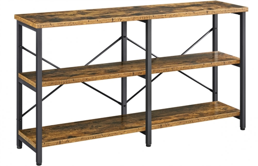 3-Tier Vintage Industrial Console Table