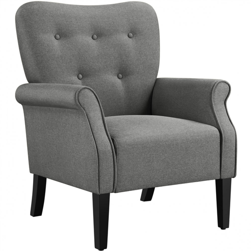 1 Pair Mid-century Modern Accent Chair Armchair