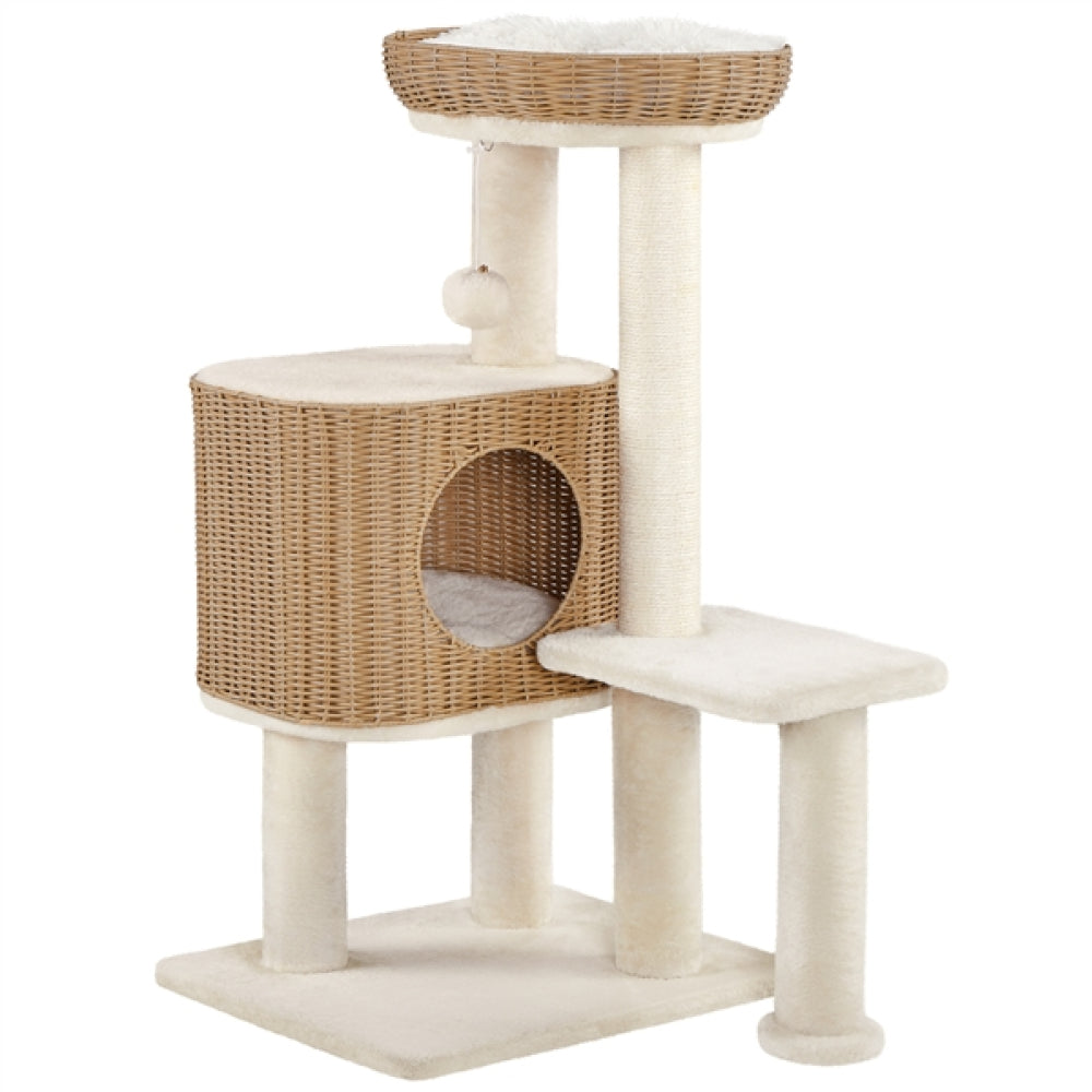36″ Tall Rattan Cat Tree