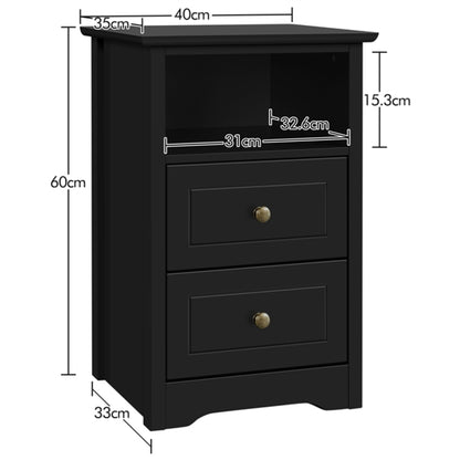 2pcs Bedside Table Sofa Side Table