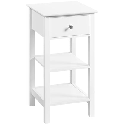 2PCS Narrow Bedside Table Nightstand