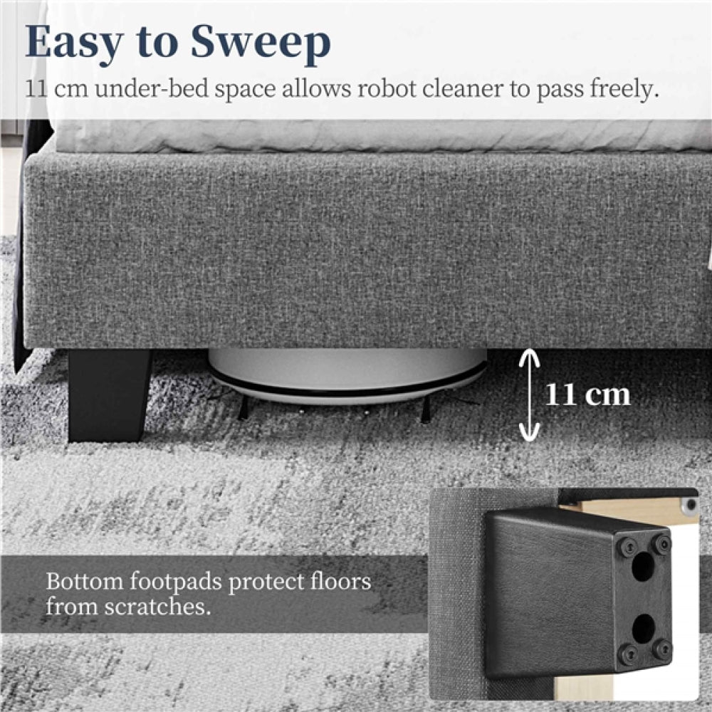Queen Upholstered Bed Frame