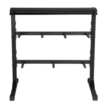 3 Tier Dumbbell Barbell Rack Weight Plate/Bar Storage Holder