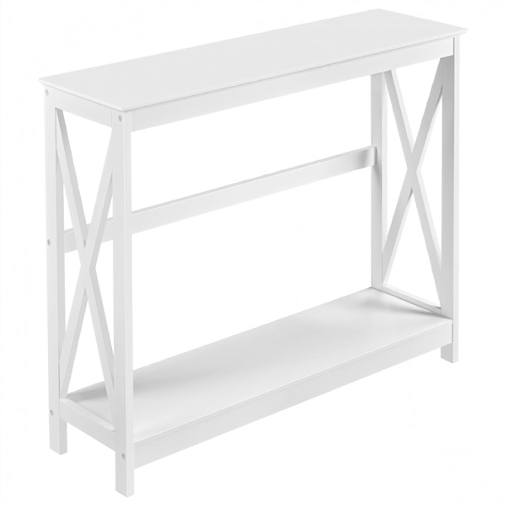 2-Tier X-Design Console Table