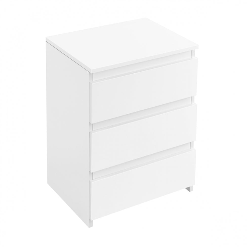 3-Drawer Vertical End Table