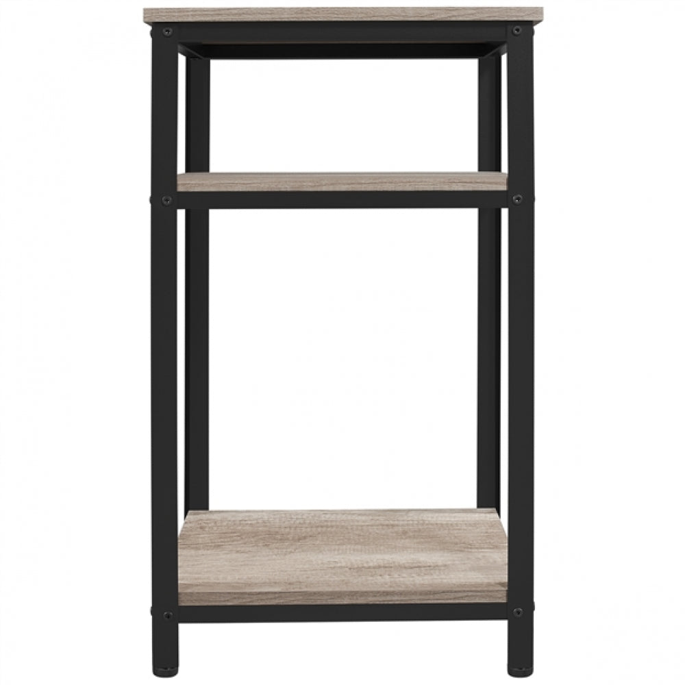 Side Table Rustic Industrial End Telephone Table