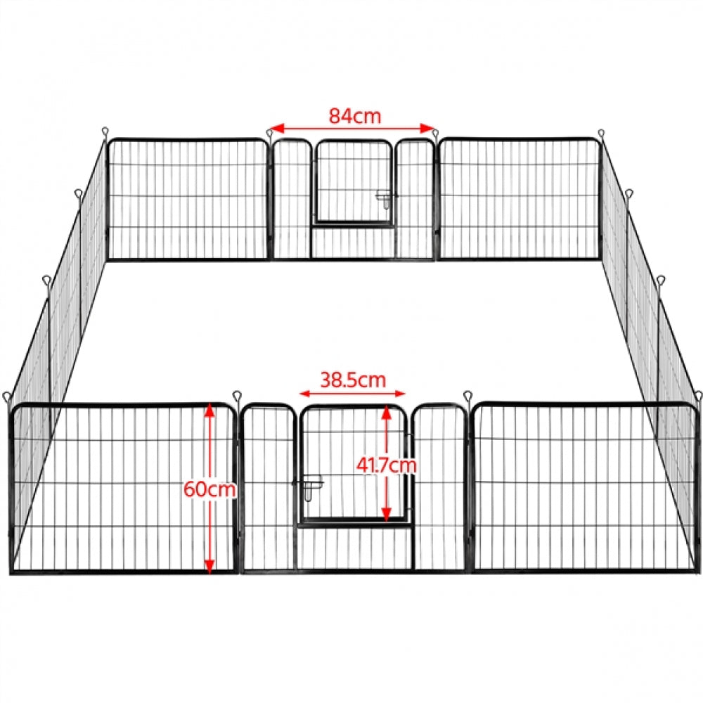 12 Panels Dog Pen