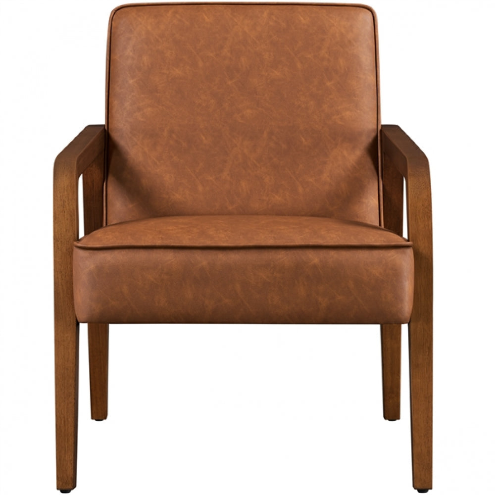 Set of Two Mid-Century Retro Modern Upholstered Lounge Chair Armchair