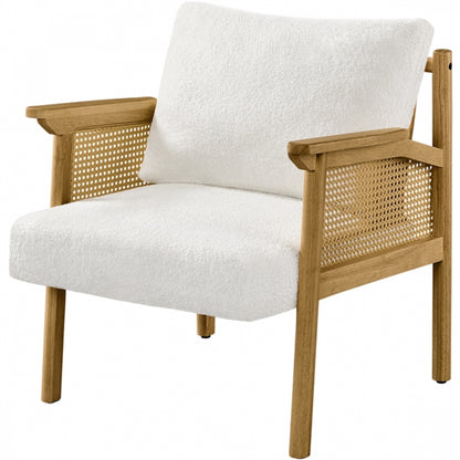Boucle Upholstered Accent Chair Lounge Chair