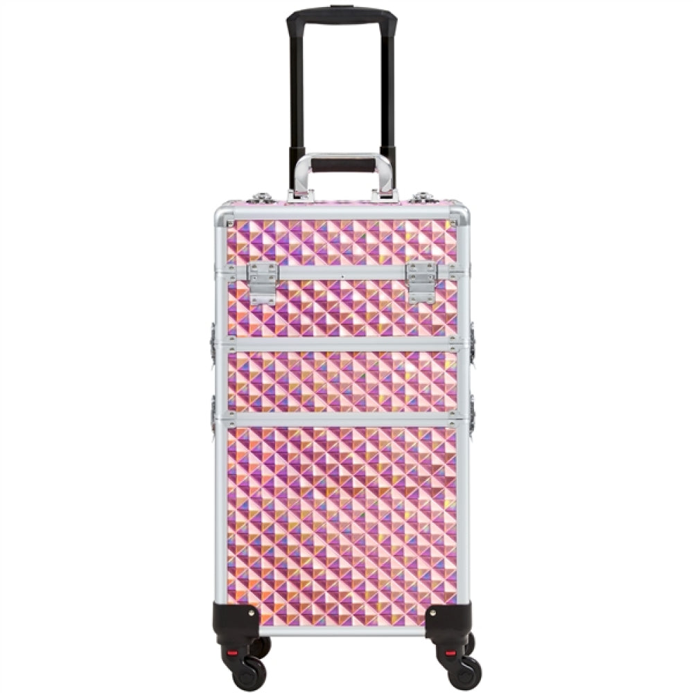 3-in-1 Rolling Makeup Train Case