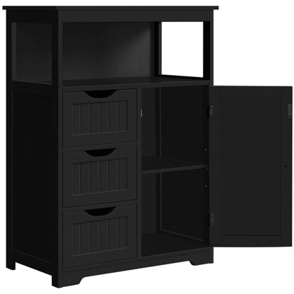 90cm Height Bathroom Floor Cabinet MDF Wooden Storage Organizer