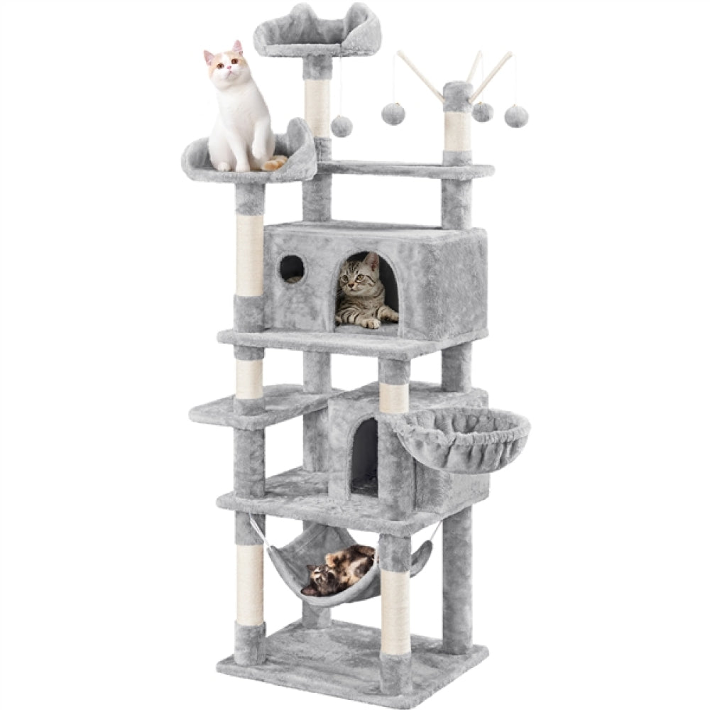 Large Cat Tree Cat Tower Multi-Level Cat Play House