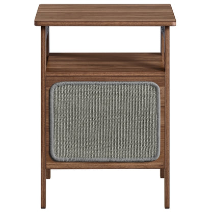 Side Table with Cat House & Scratching Board