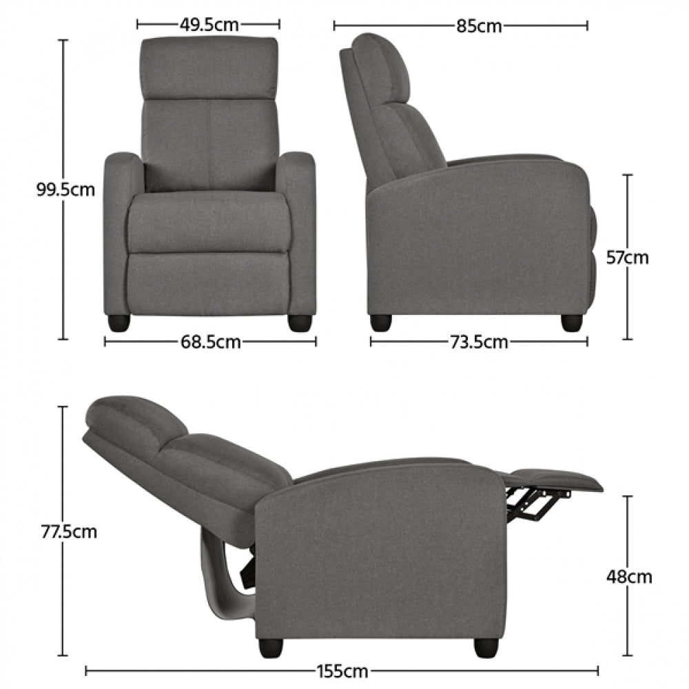 1 Pair Recliner Chairs