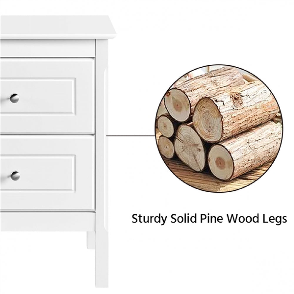 1 Pair End Tables Side Table Nightstand