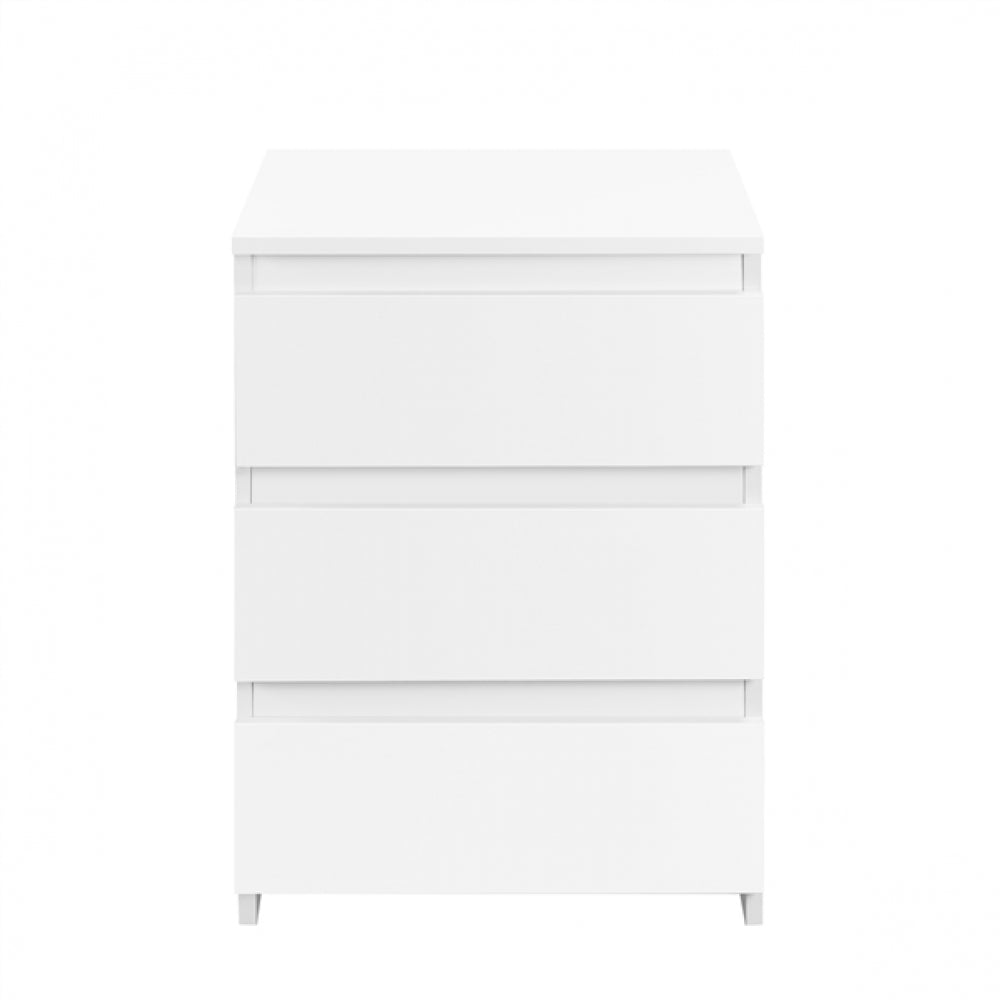 3-Drawer Vertical End Table