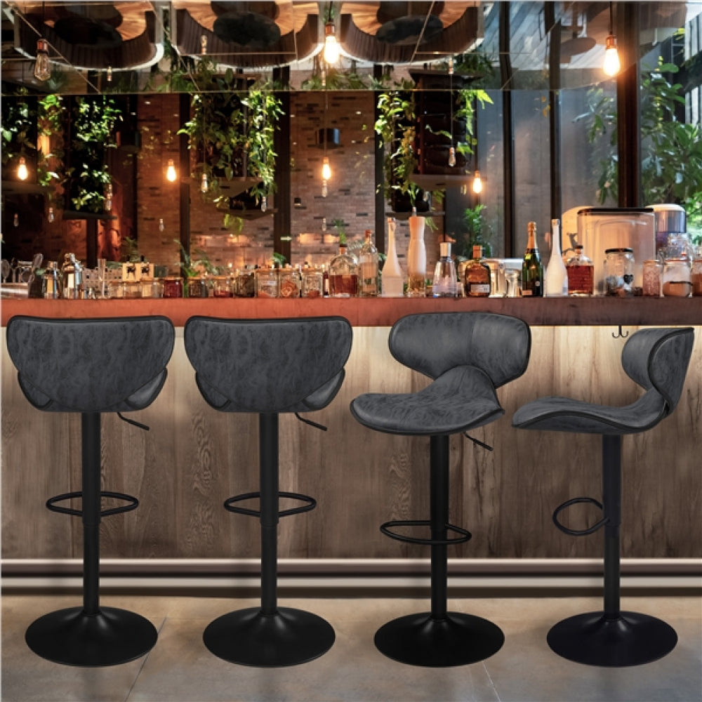 2pcs Swivel Bar Chair
