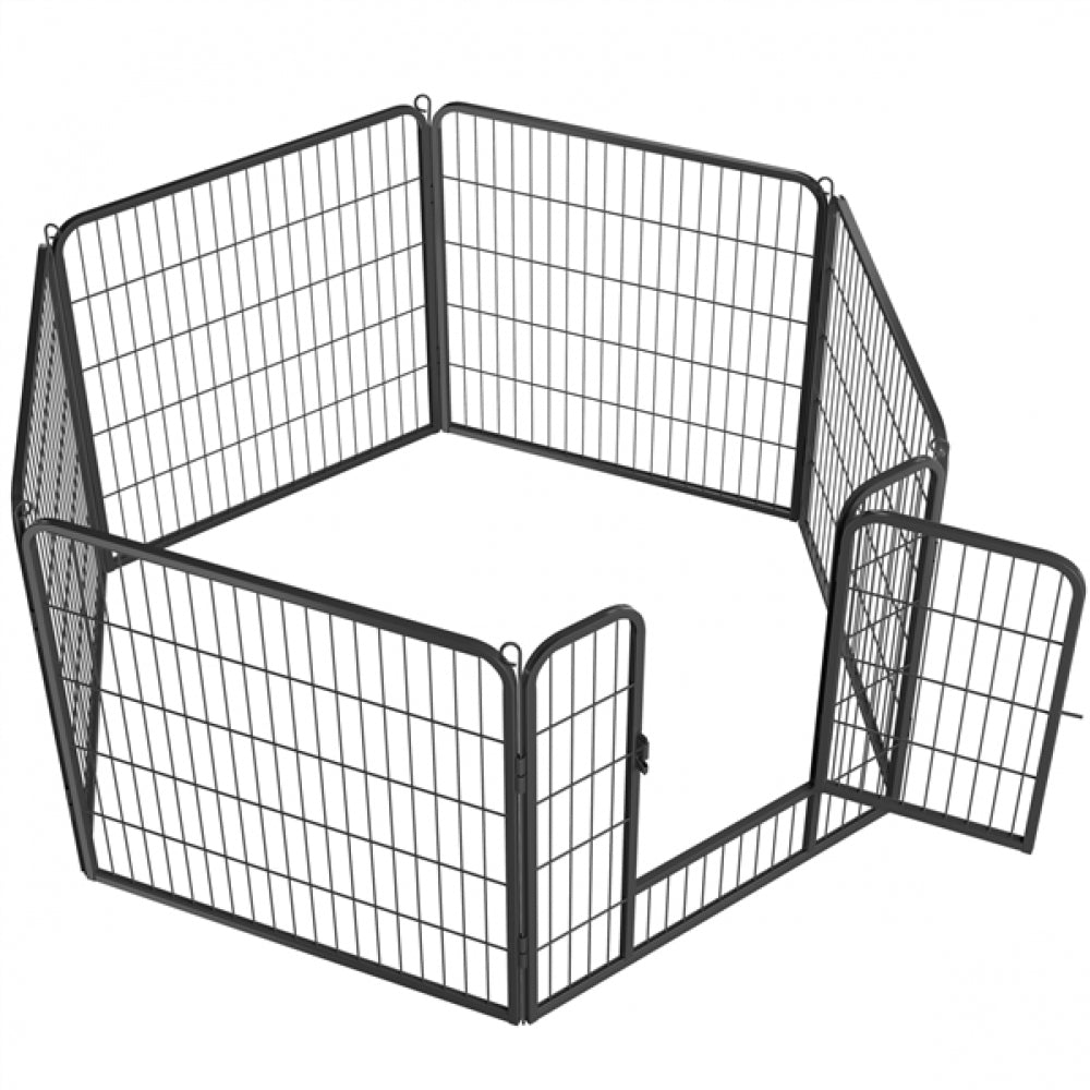 3 Packs of 6 Panels Heavy Duty Dog Play Pen