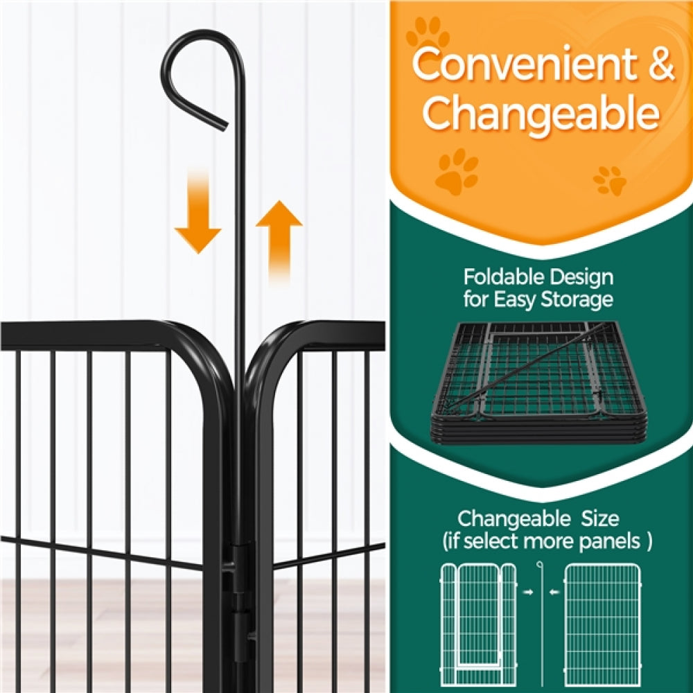 12 Panels Heavy Duty Dog Playpen Panels