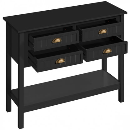 4-Drawer Console Table Hall Table