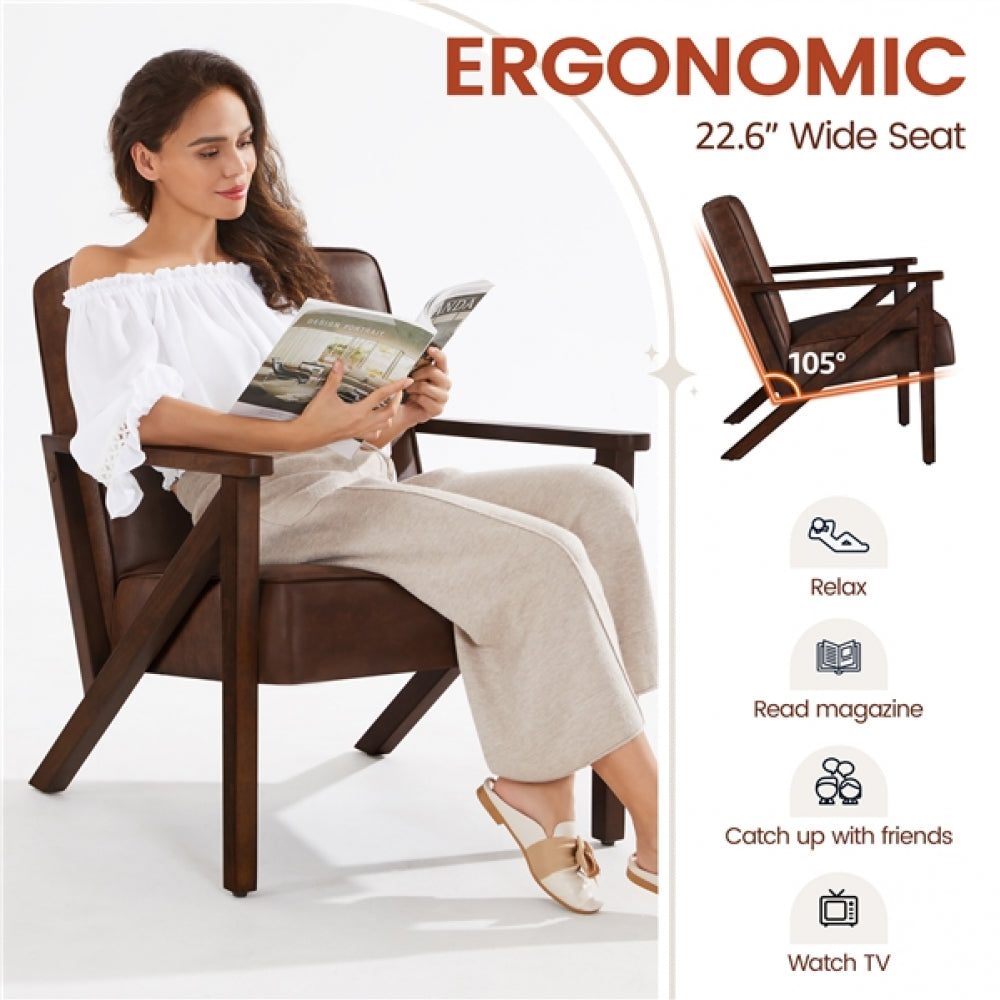 2pcs Accent Chair Armchair Lounge Chair