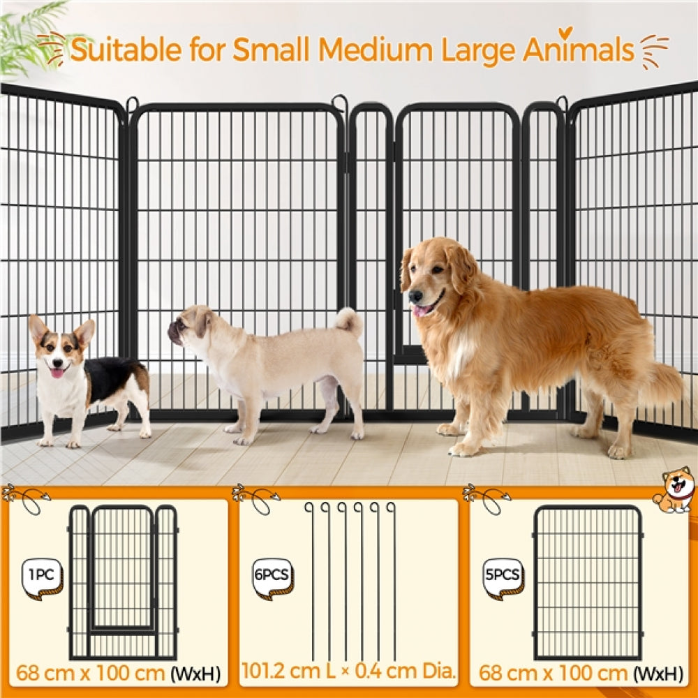 12 Panels Heavy Duty Dog Pen