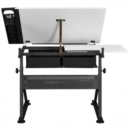 Drawing Table And Stool Set All-in-One Drawing Table