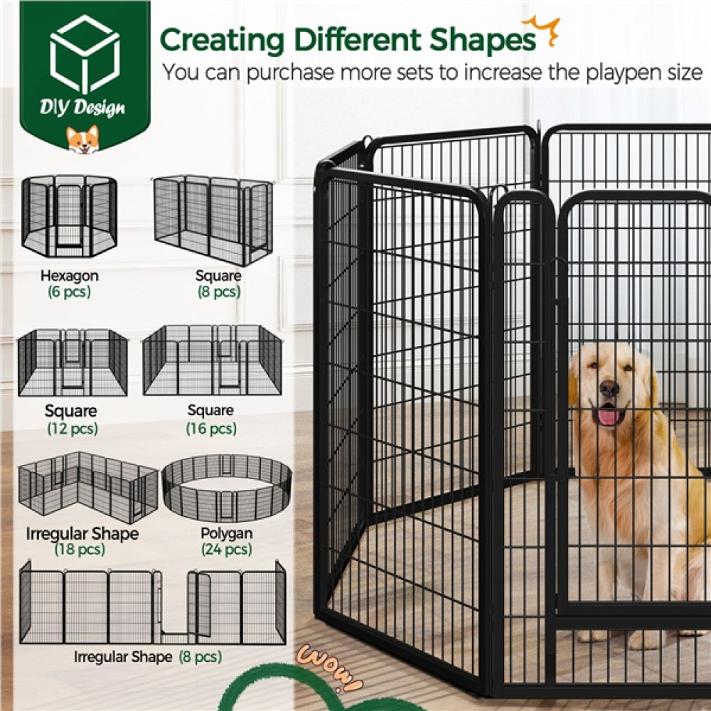 120cm H Tall Dog Playpen Panels