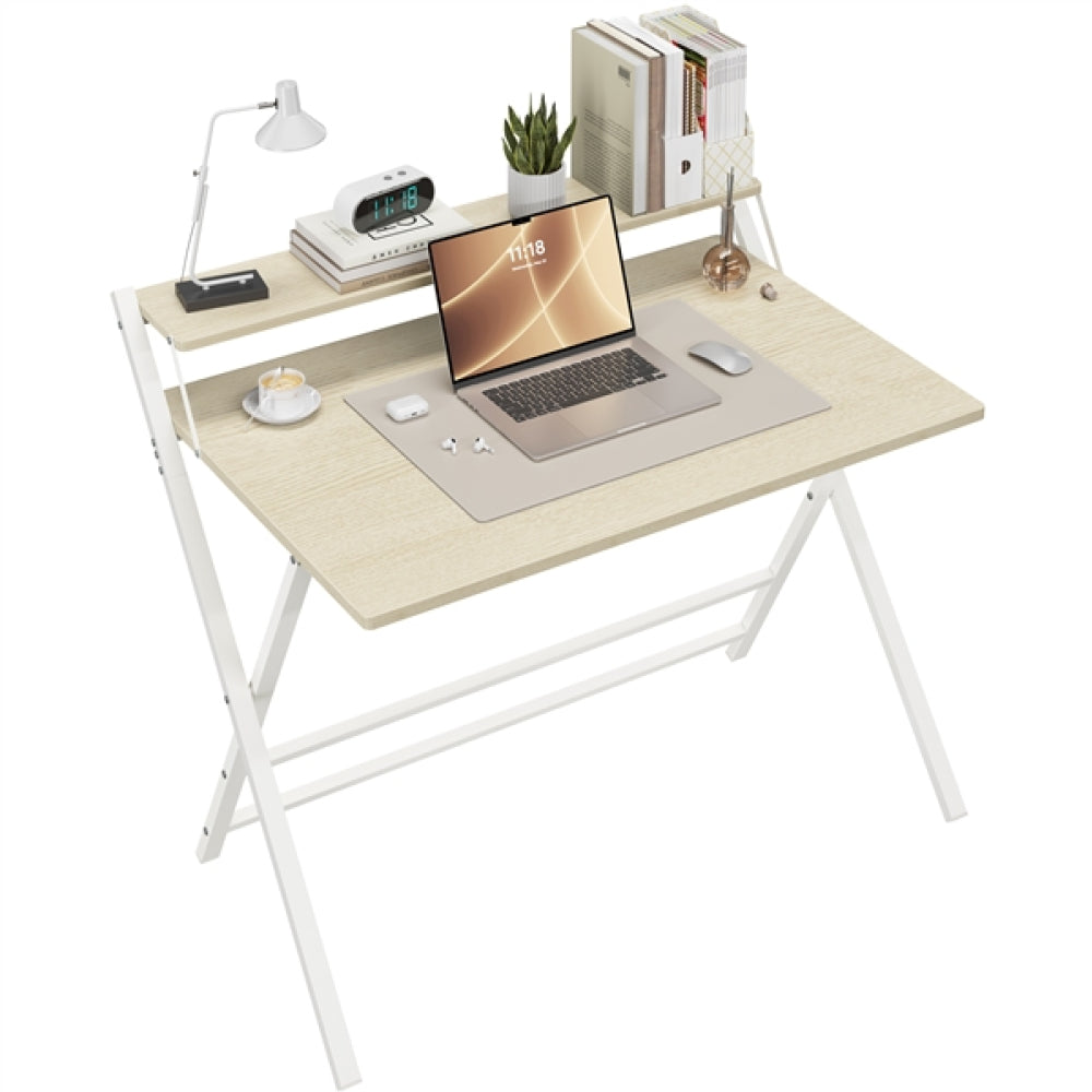 2-Tier Foldable Computer Desk