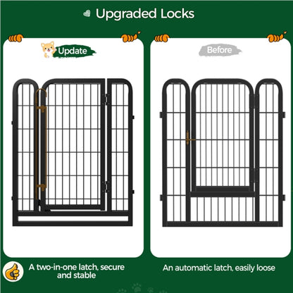 16 Panels Heavy Duty Dog Pen Playpen