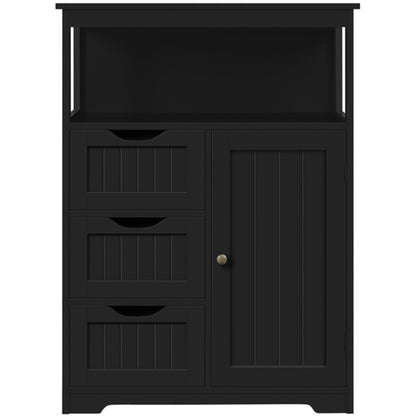 90cm Height Bathroom Floor Cabinet MDF Wooden Storage Organizer