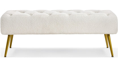 Upholstered Bedroom Benches Footrest Stool Ottoman Footstool Bench