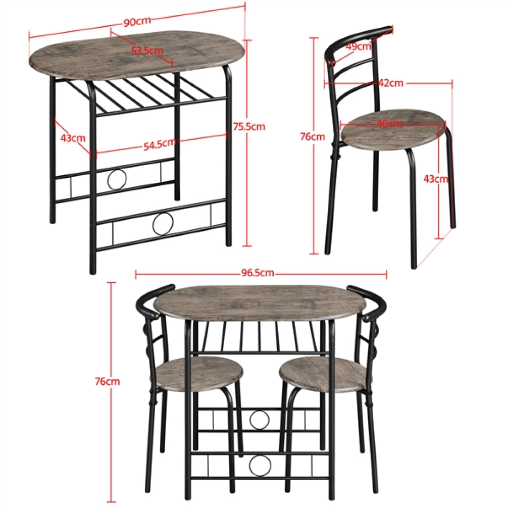 3 Piece Dining Set