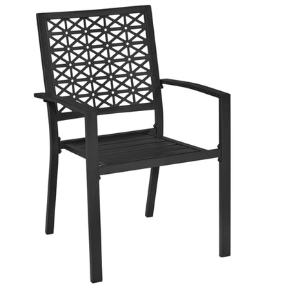 2pcs Dining Chairs + Outdoor Coffee End Table