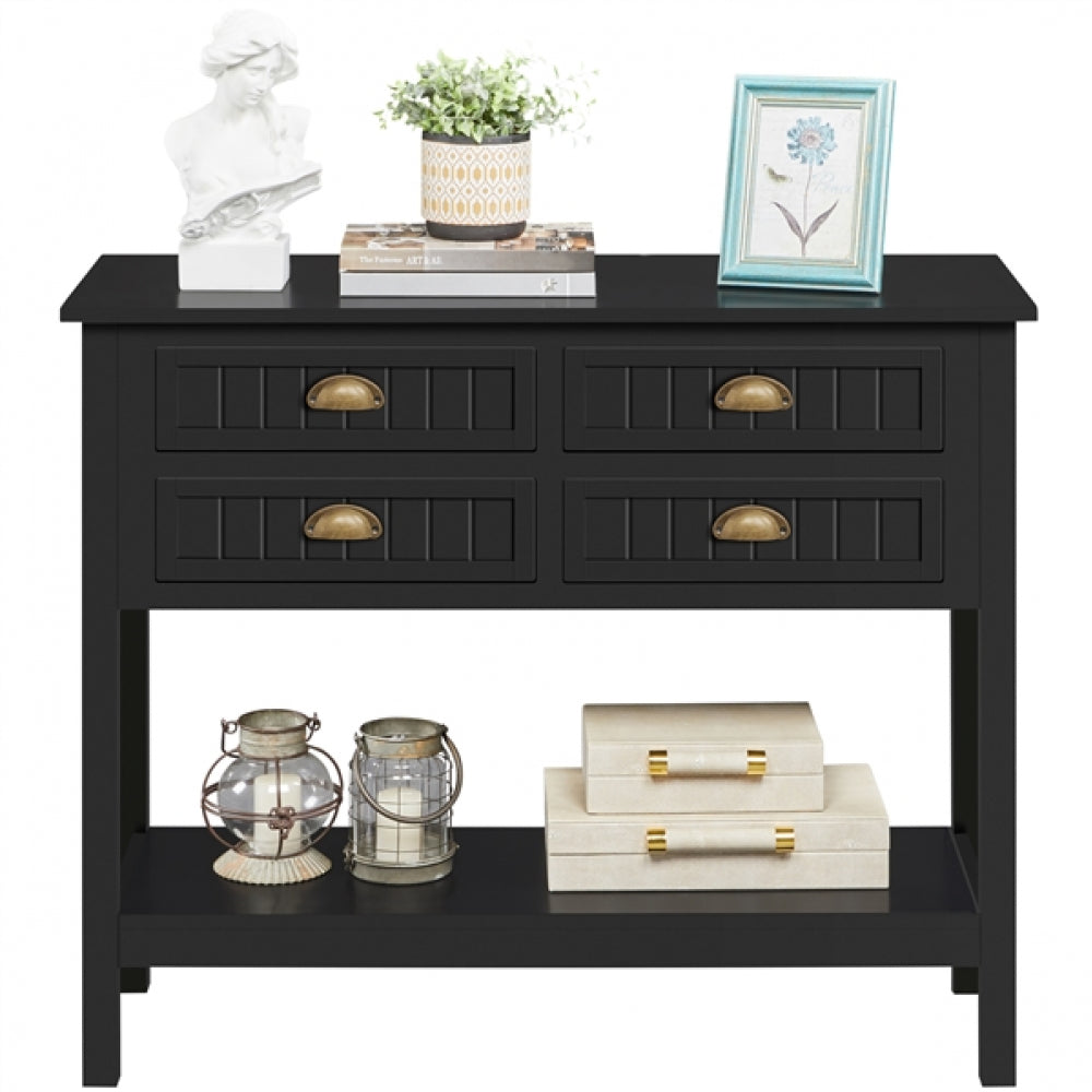 4-Drawer Console Table