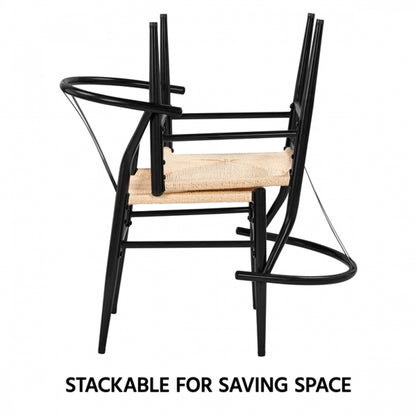 6pcs Weave Dining Chairs