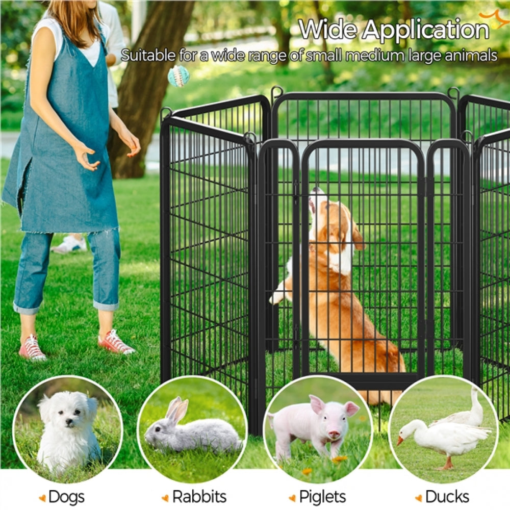 12 Panels Heavy Duty Dog Pen