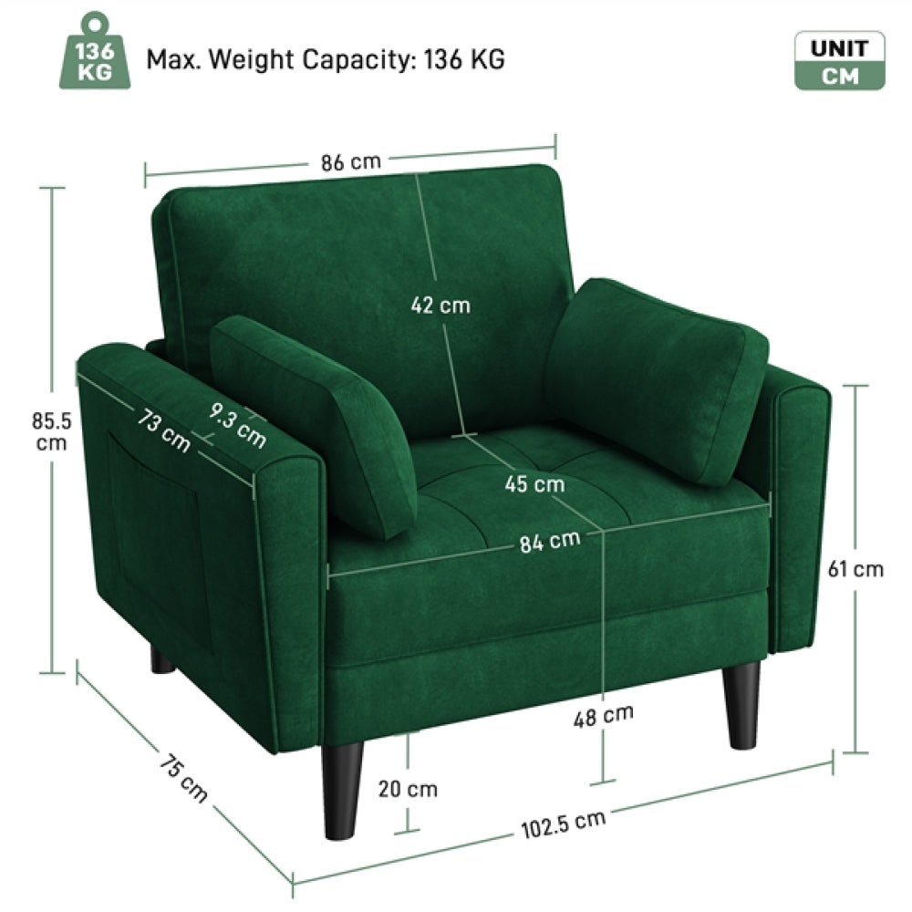 2-Seater Sofa and Oversized Armchair Set