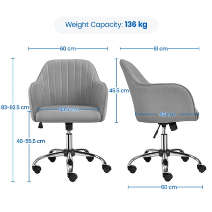 Modern Velvet Computer Chair