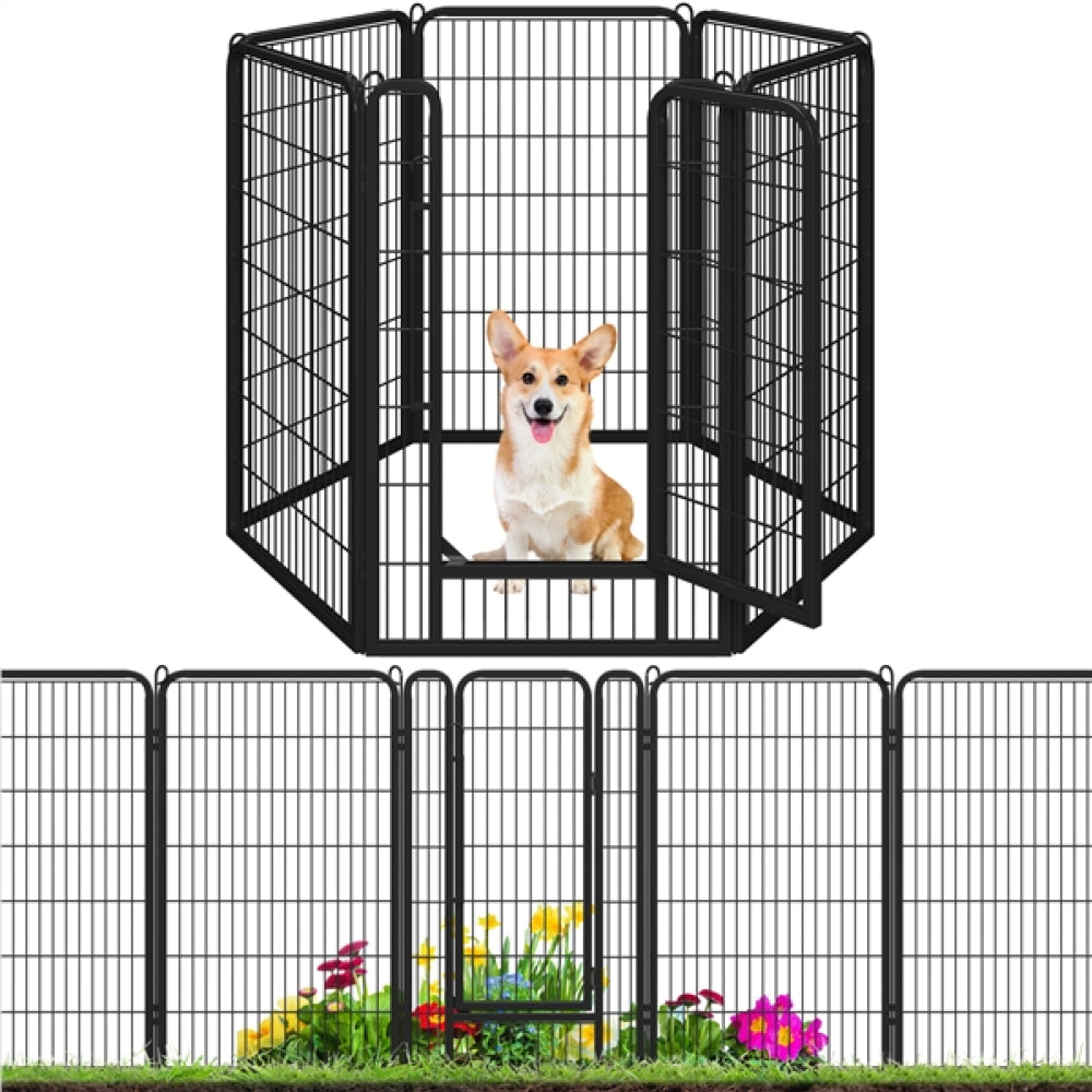 12 Panels Heavy Duty Dog Playpen Panels