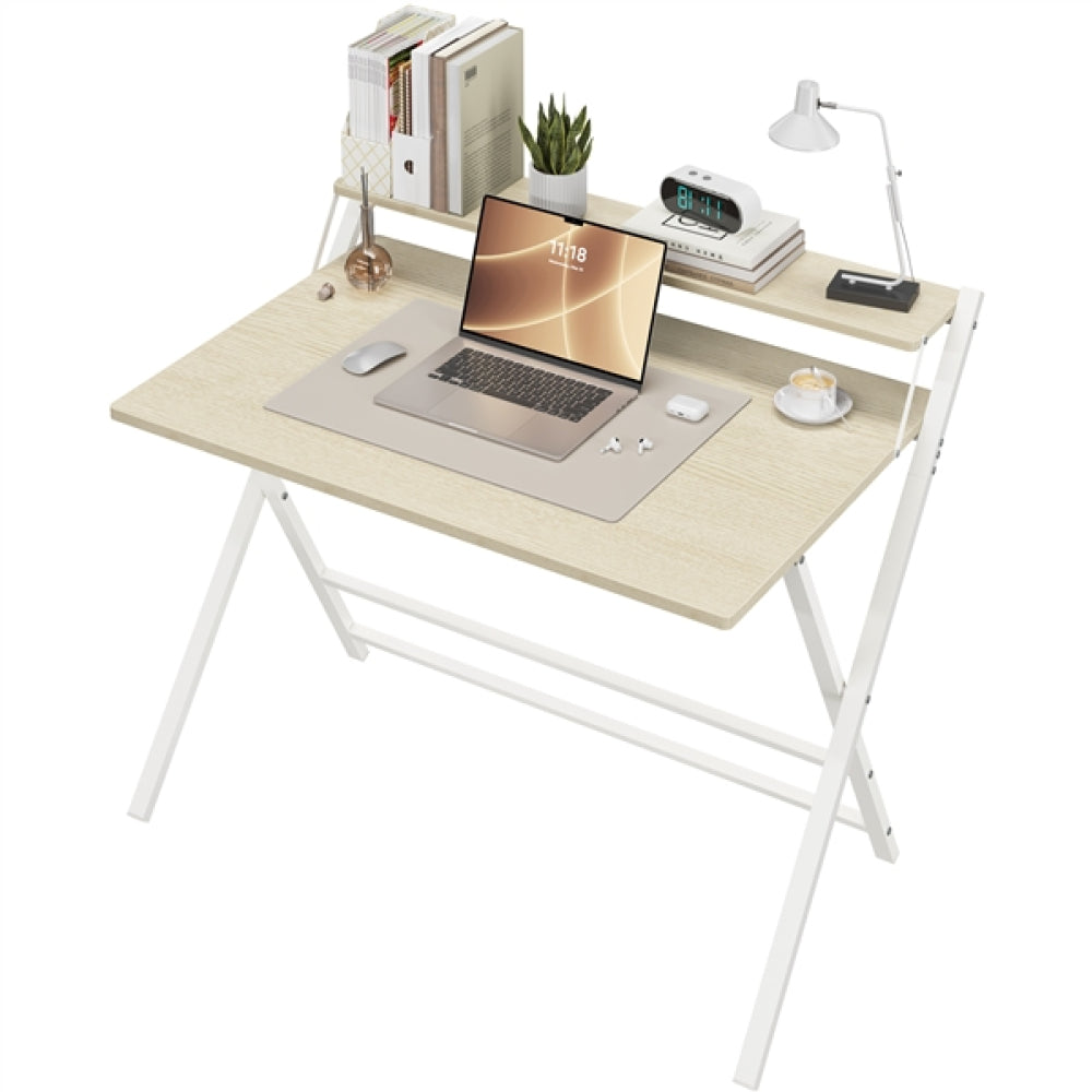 2-Tier Foldable Computer Desk