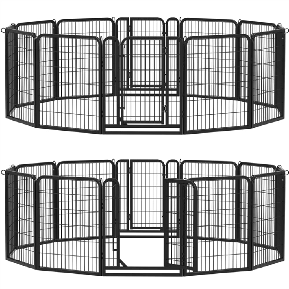 12 Panels Dog Playpen Pet Pen