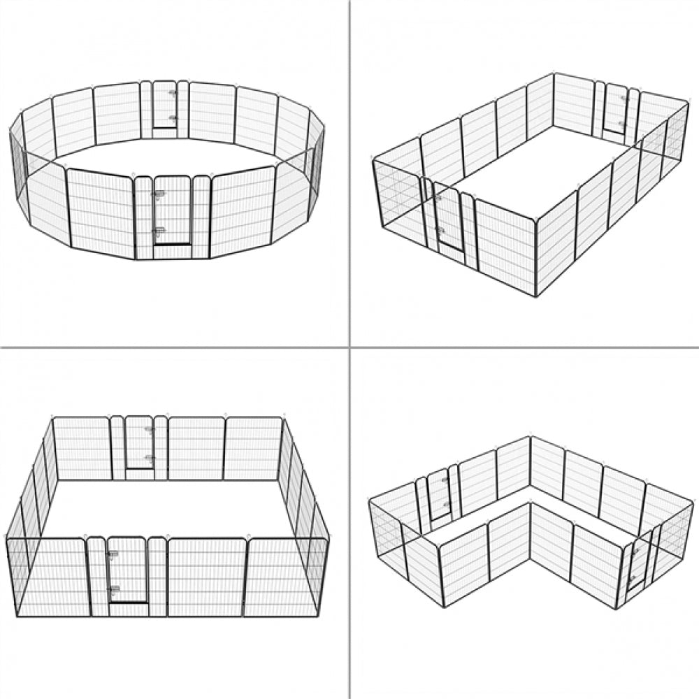 Heavy Duty 24 Panels Pet Playpen